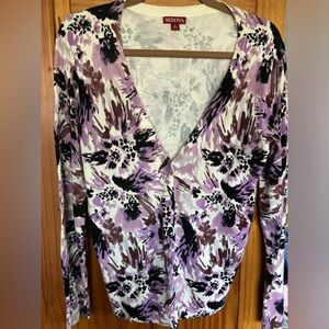 Long sleeve multi colored sweater